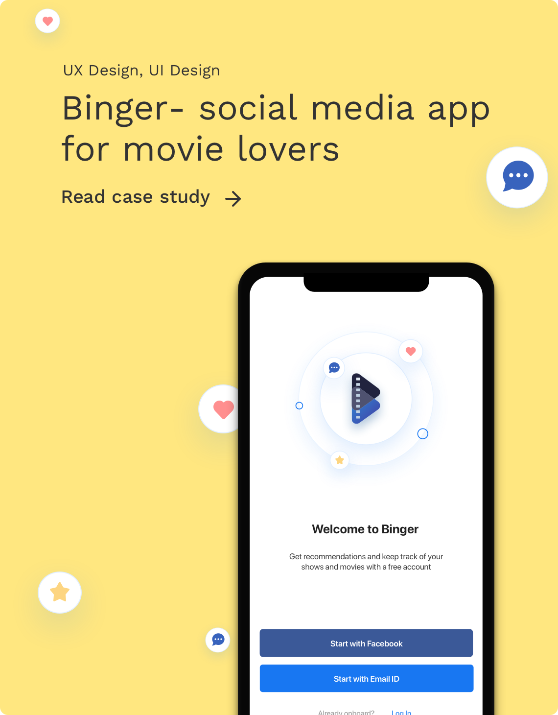 Binger- social media app for movie lovers