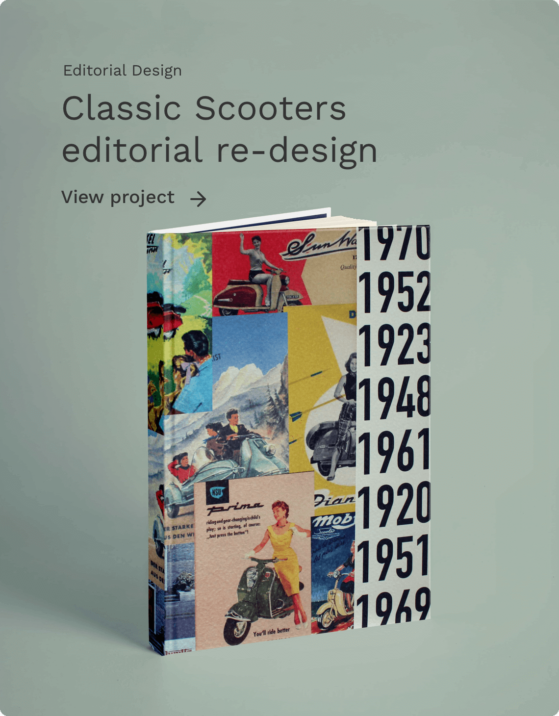 Classic Scooters Editorial Re-design